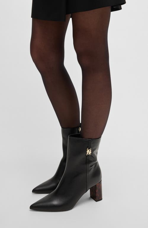 Shop Hugo Boss Boss Janet Pointed Toe Bootie In Black