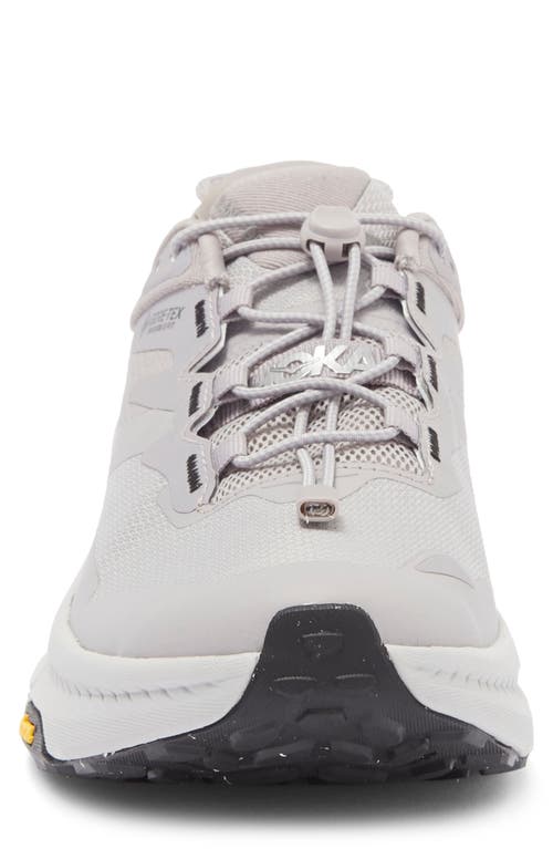 Hoka Transport Gore-tex® Waterproof Running Shoe In Opal/vaporous