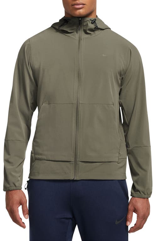 Shop Nike Repel Unlimited Dri-fit Hooded Jacket In Medium Olive/black