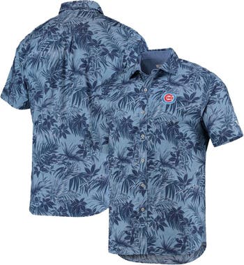 Chicago Cubs Tommy Bahama Flamingo King Button-Up Shirt - Royal