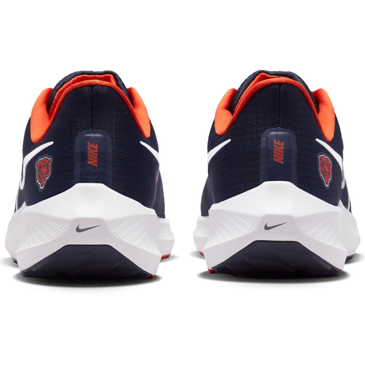 unisex nike white chicago bears zoom pegasus 37 running shoe