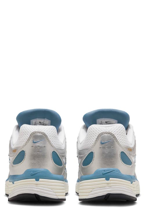 Shop Nike P-6000 Sneaker In White/aegean Storm/silver