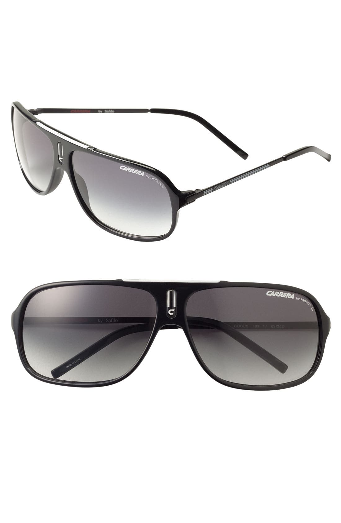Carrera Eyewear 'Cool' 65mm Aviator Sunglasses Nordstrom