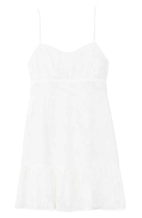 Shop Speechless Emma Floral Fit & Flare Dress In Off White Jm
