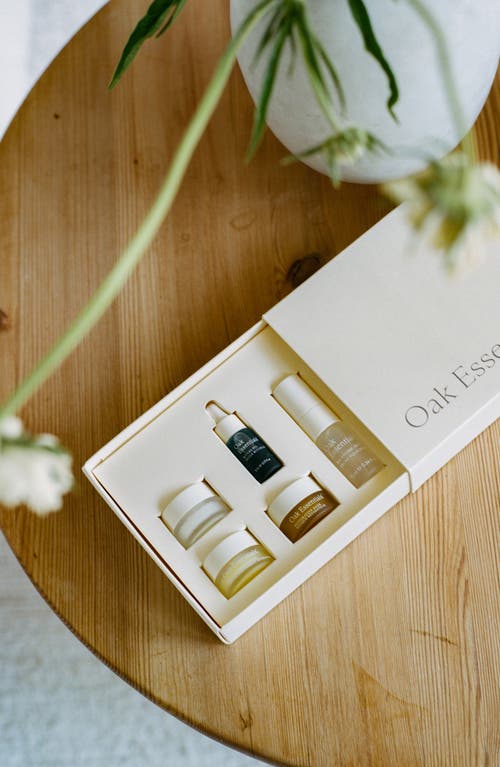 Shop Oak Essentials Mini Routine Set $75 Value In No Color