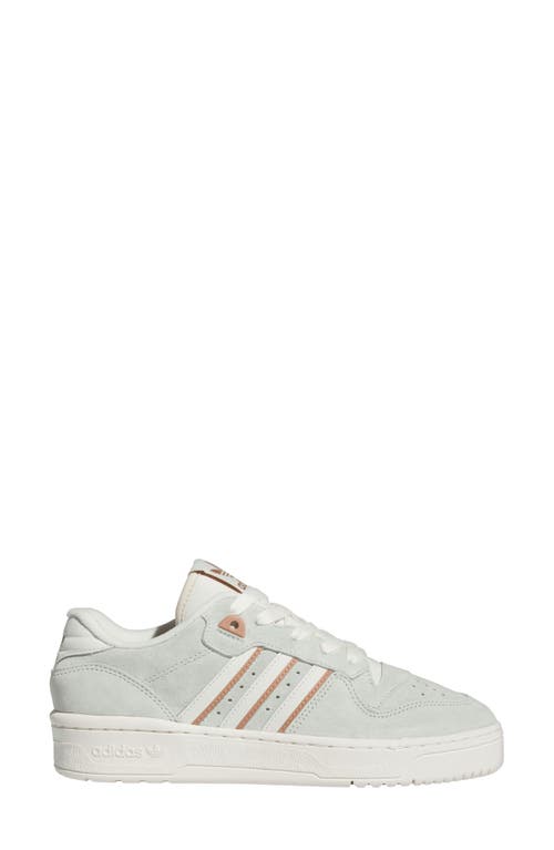 Shop Adidas Originals Adidas Rivalry Low Sneaker In Linen Green/ivory