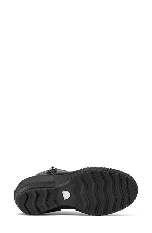 Sorel Ona Ave Zip Wedge Bootie In Black/black