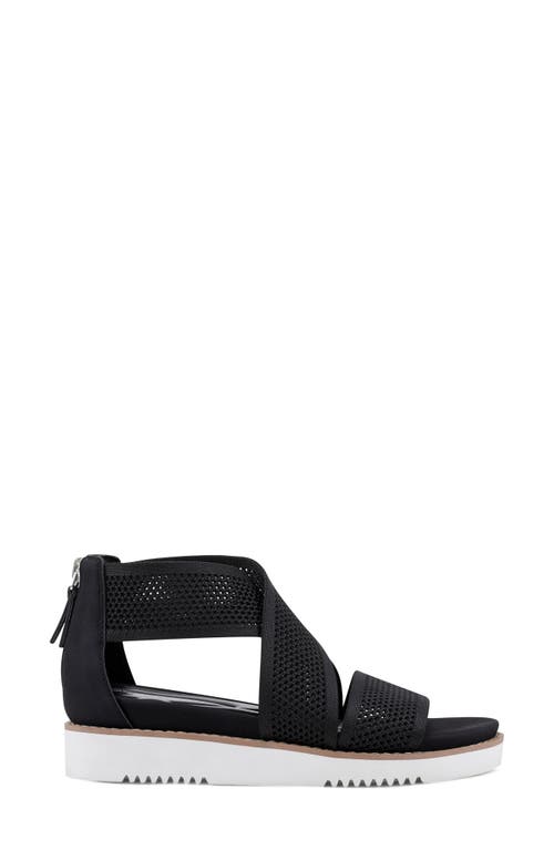 Shop Easy Spirit Witney Wedge Sandal In Black/black