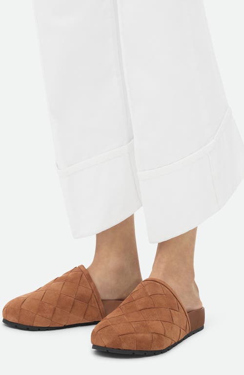 Shop Bottega Veneta Reggie Intrecciato Mule In Caramel