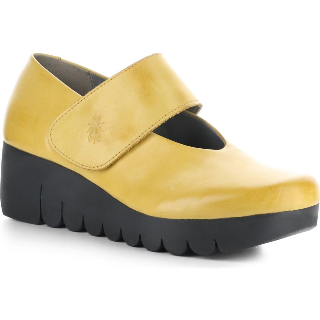 FLY LONDON FLY LONDON VARI MARY JANE PLATFORM WEDGE PUMP