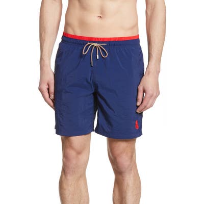 Bugatchi Swim Trunks, Blue