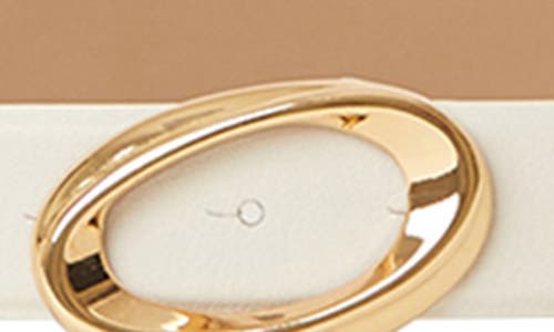 B-low The Belt Gracie Leather Belt In Gesso Gold