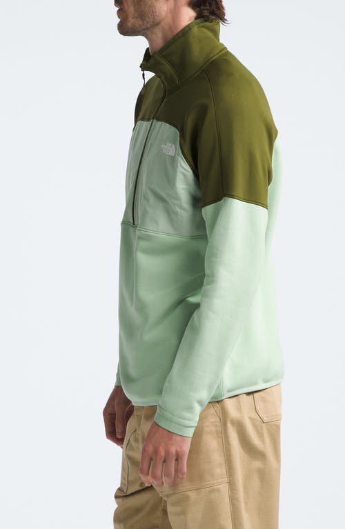 Shop The North Face Canyonlands High Altitude Half Zip Pullover In Misty Sage/forest Olive