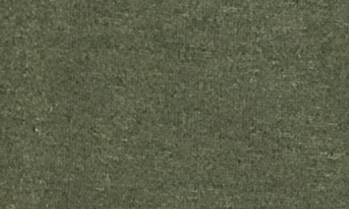 Gibsonlook Ruffle Mock Neck Puff Sleeve Sweater In Martini Olive