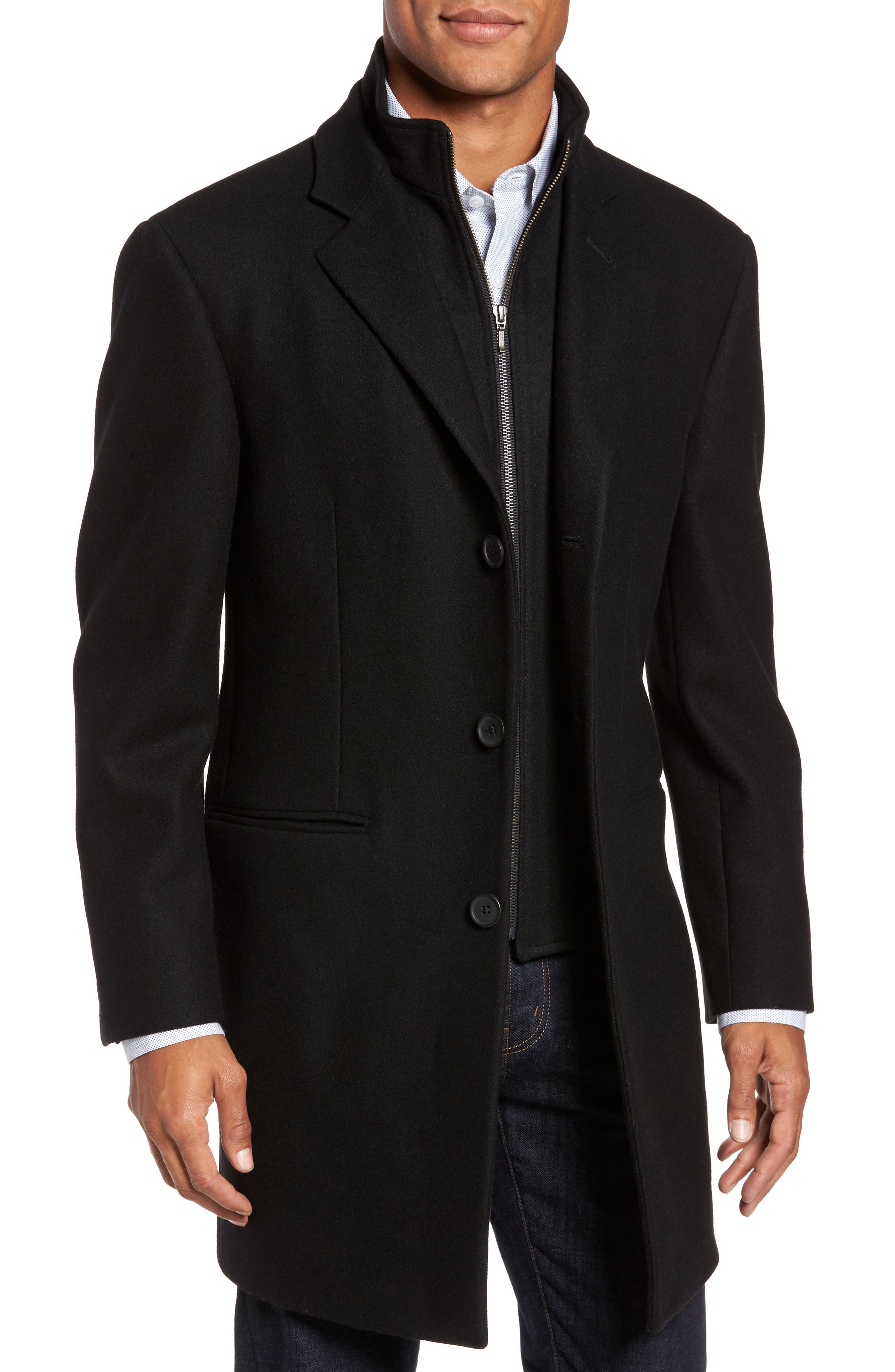 Nordstrom Men's Shop Carson Wool Blend Overcoat Nordstrom