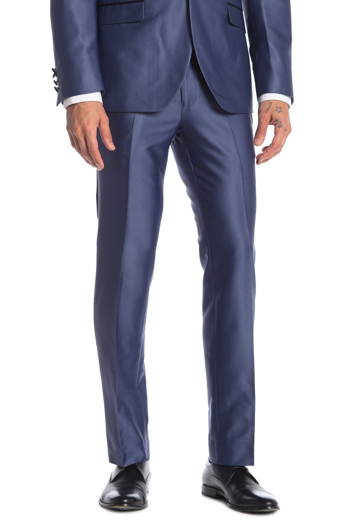 skinny fit tuxedo pants