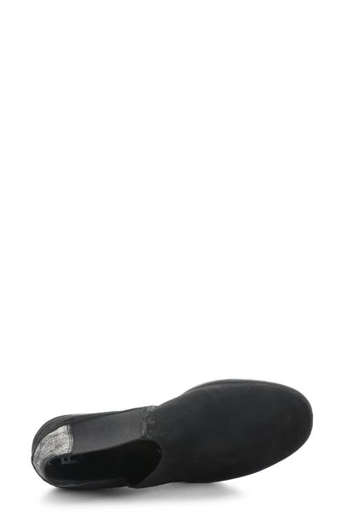 Shop Fly London Yego Wedge Bootie In Black/graphite Oil/cool