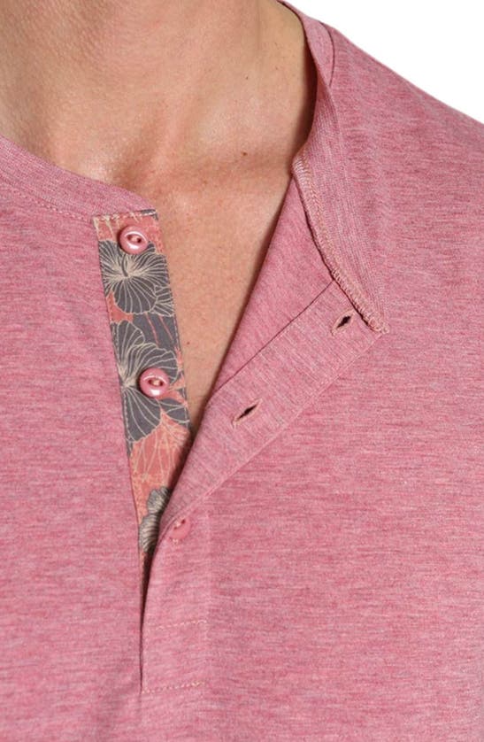 Jachs Henley T-shirt In Red