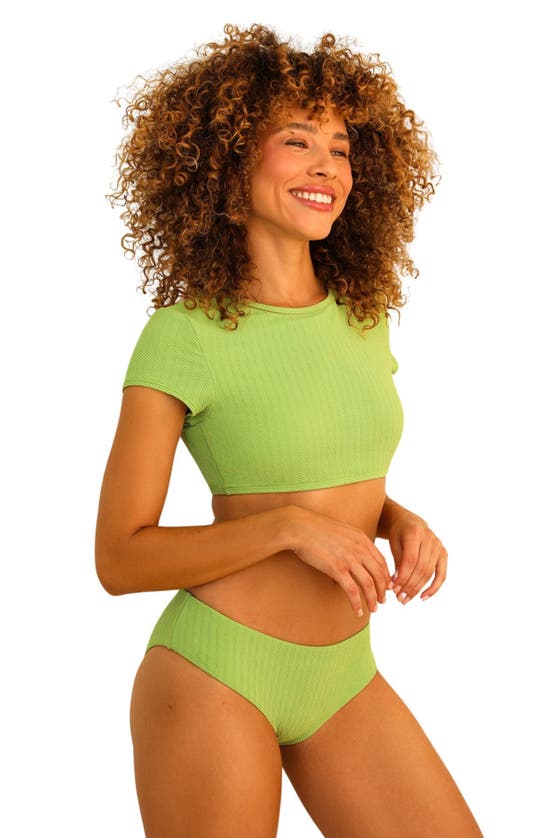 Dippin Daisys Siren Bikini Bottoms In Avocado