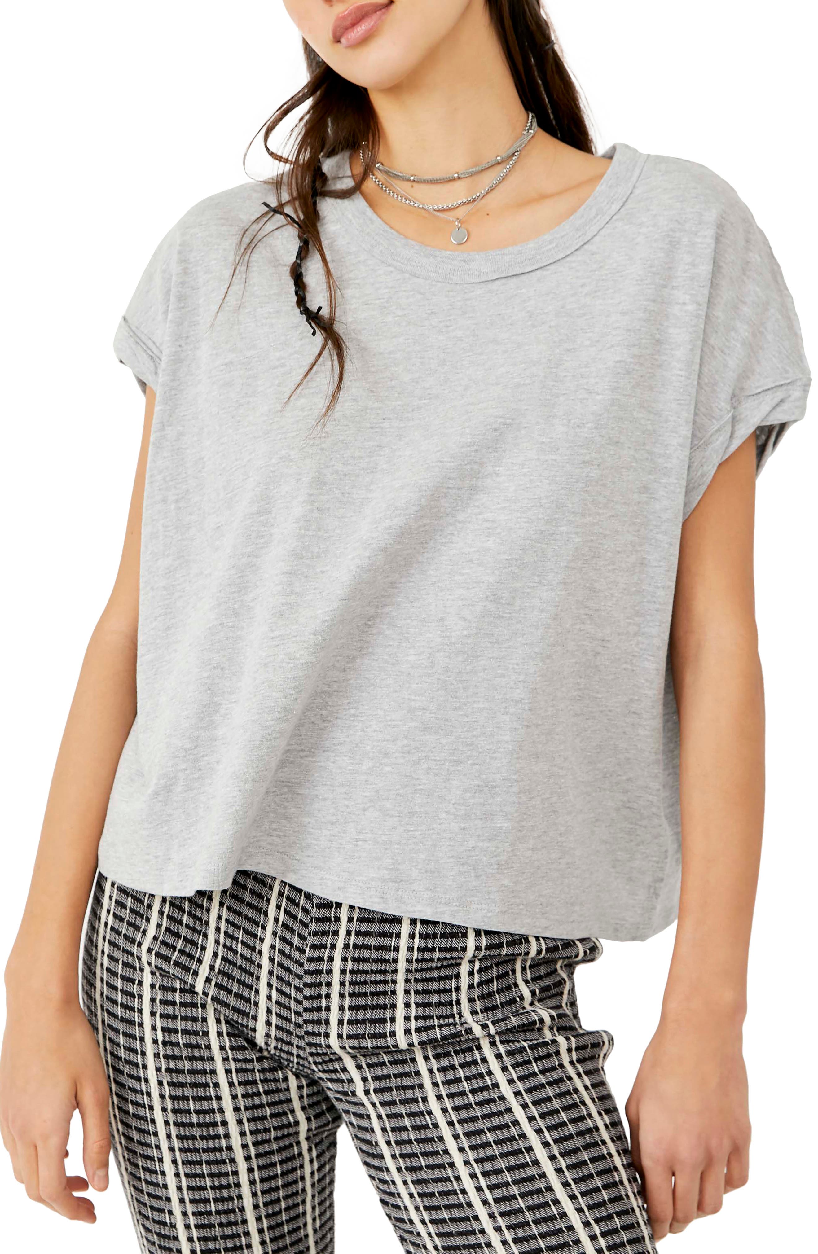 Free People Boxy Crop TShirt Nordstrom