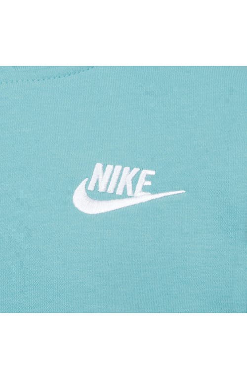 Shop Nike Kids' Club Fleece Hoodie In Green Frost