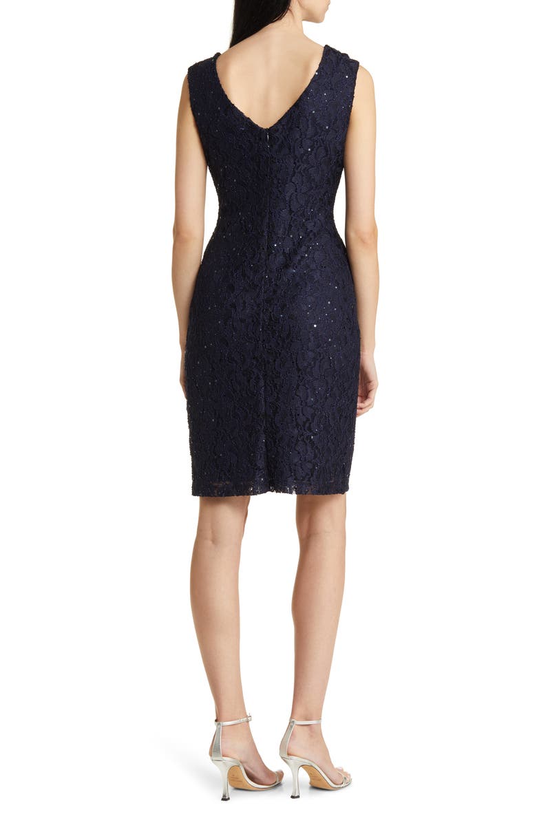 Connected Apparel Sequin Lace Body-Con Cocktail Dress | Nordstrom