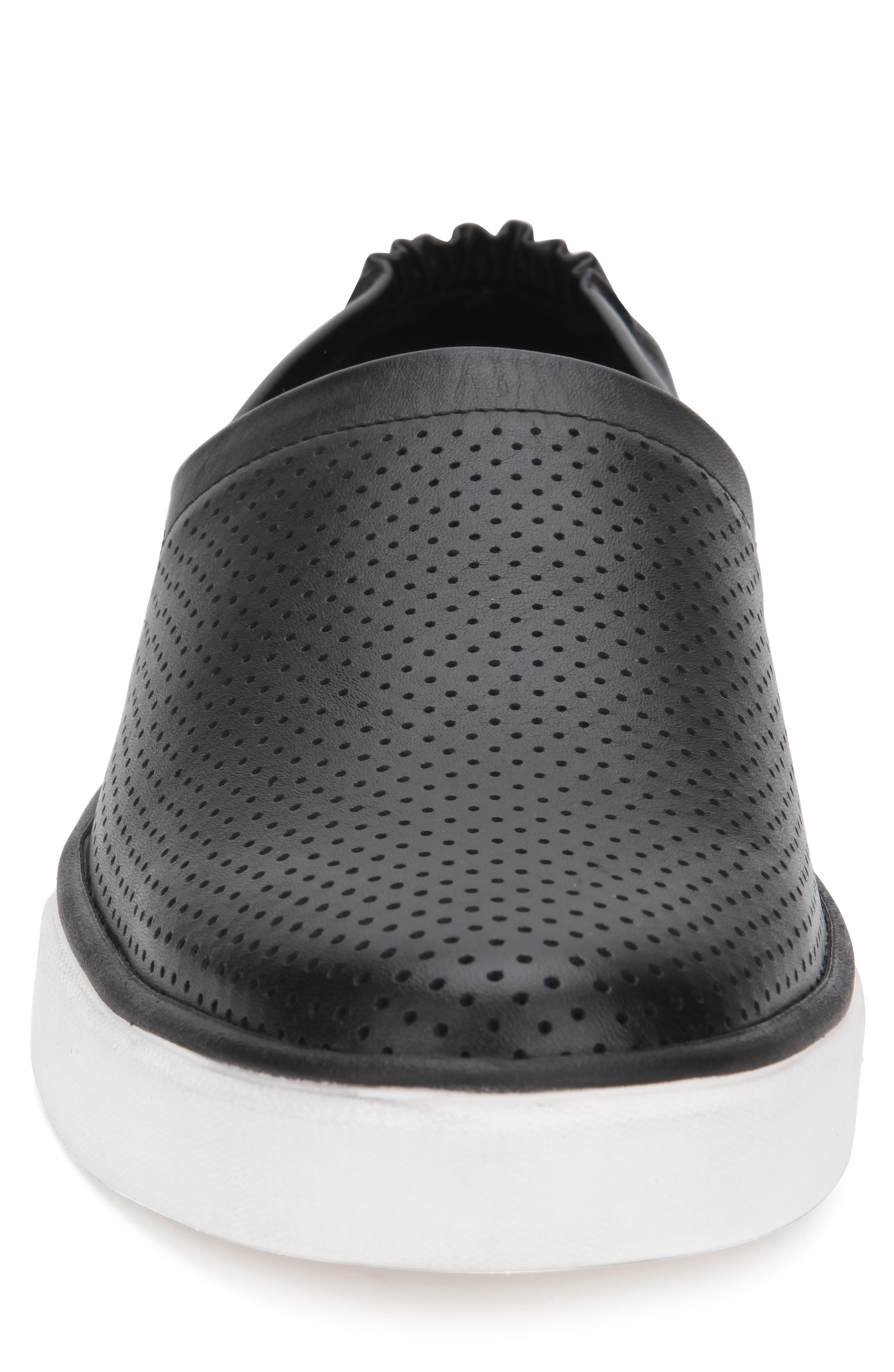 kenneth cole black slip on sneakers