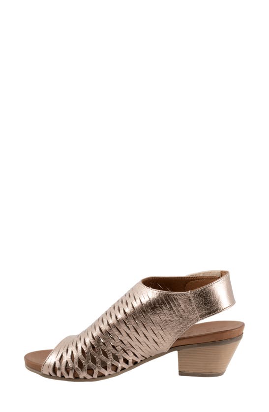 Shop Bueno Lacey Slingback Sandal In Taupe Metallic