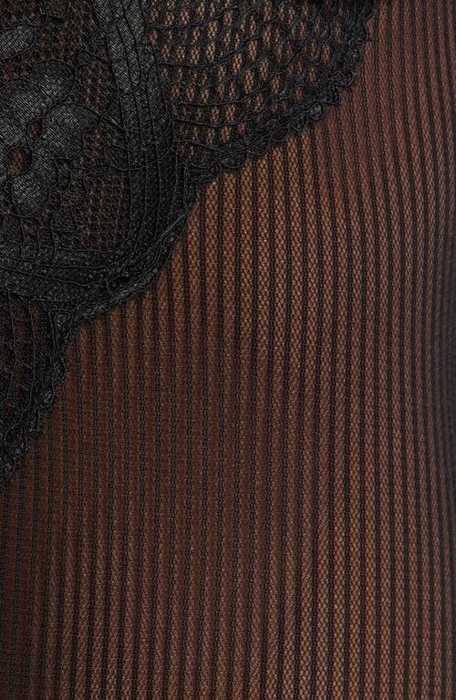 Bluebella Seraphim Embroidered Mesh Underwire Teddy In Black