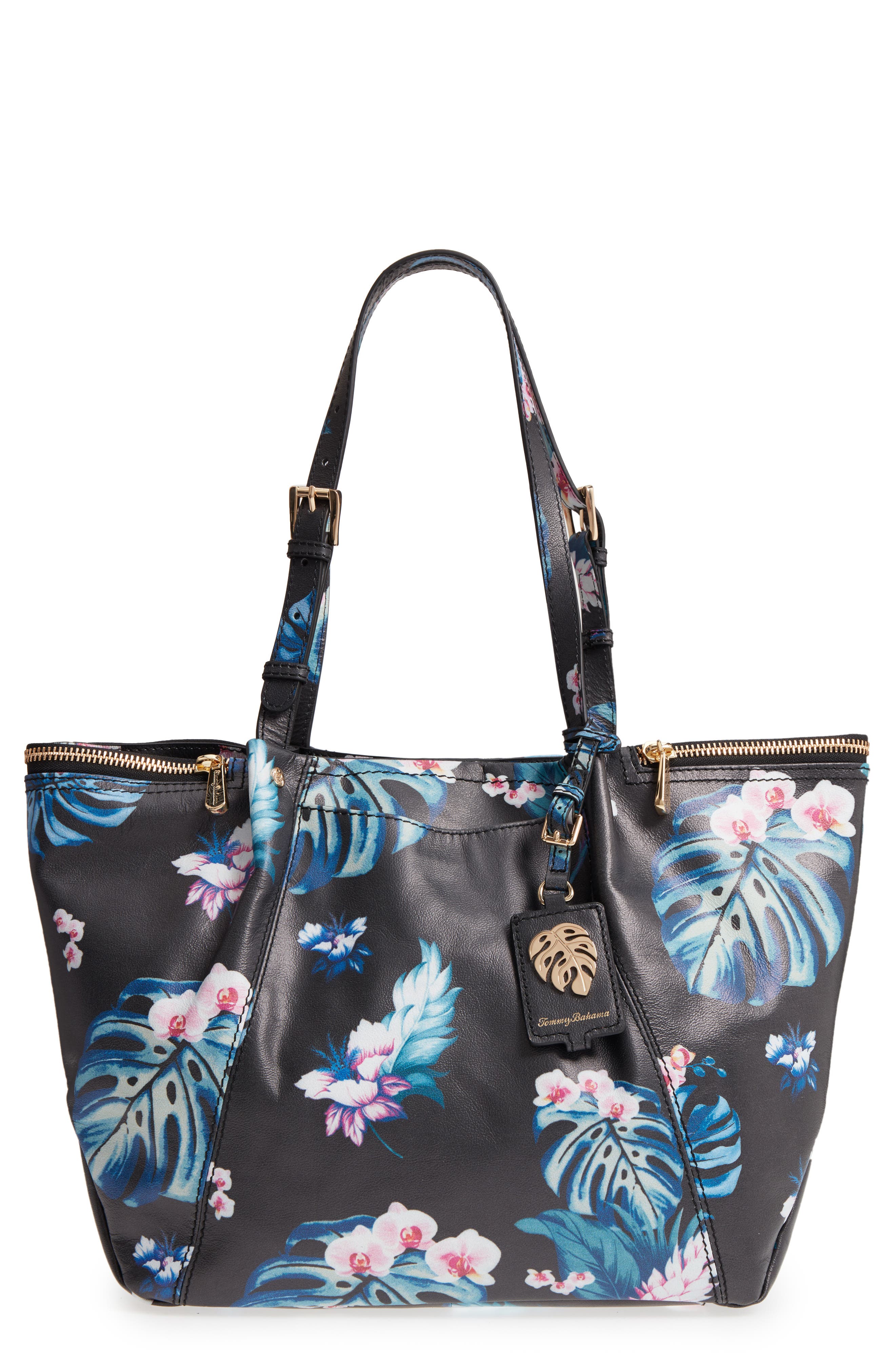 tommy bahama leather tote