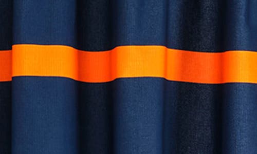 Brooks Brothers Contrast Frame Shower Curtain In Navy