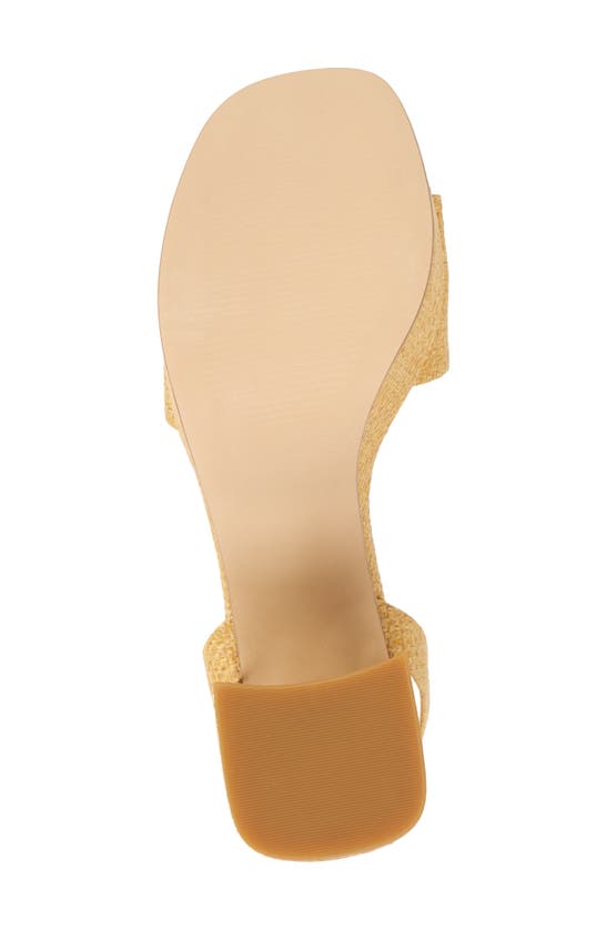 Shop Nordstrom Rack Ansel Platform Sandal In Natural Raffia
