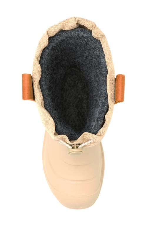 Kamik Kids' Tundra Jr. Waterproof Snow Boot In Fossil