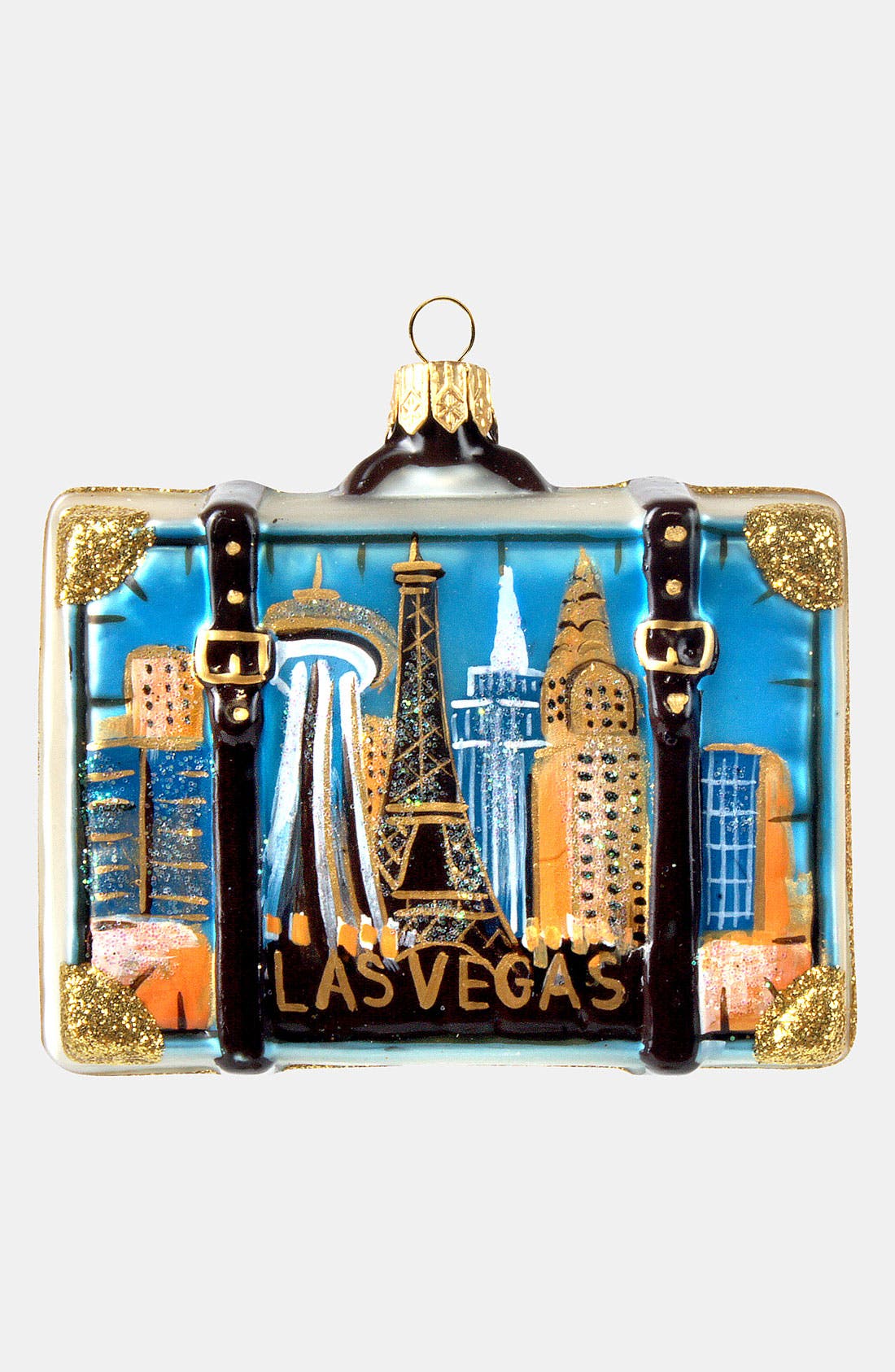 Nordstrom at Home 'Las Vegas' Glass Suitcase Ornament Nordstrom