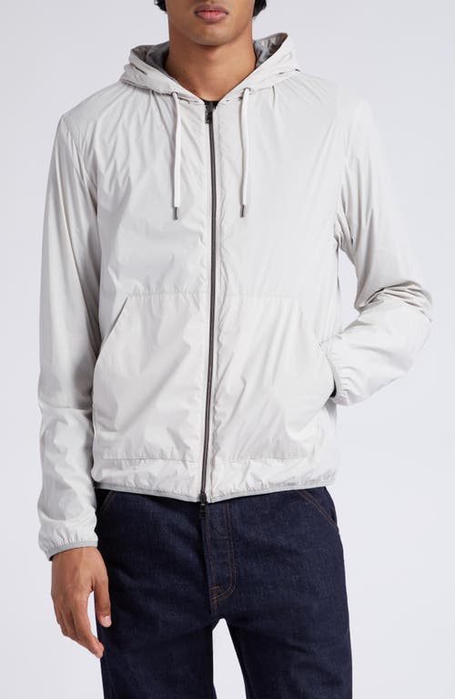Herno Stretch Nylon & Jersey Reversible Hooded Jacket in 1985 - Chantilly
