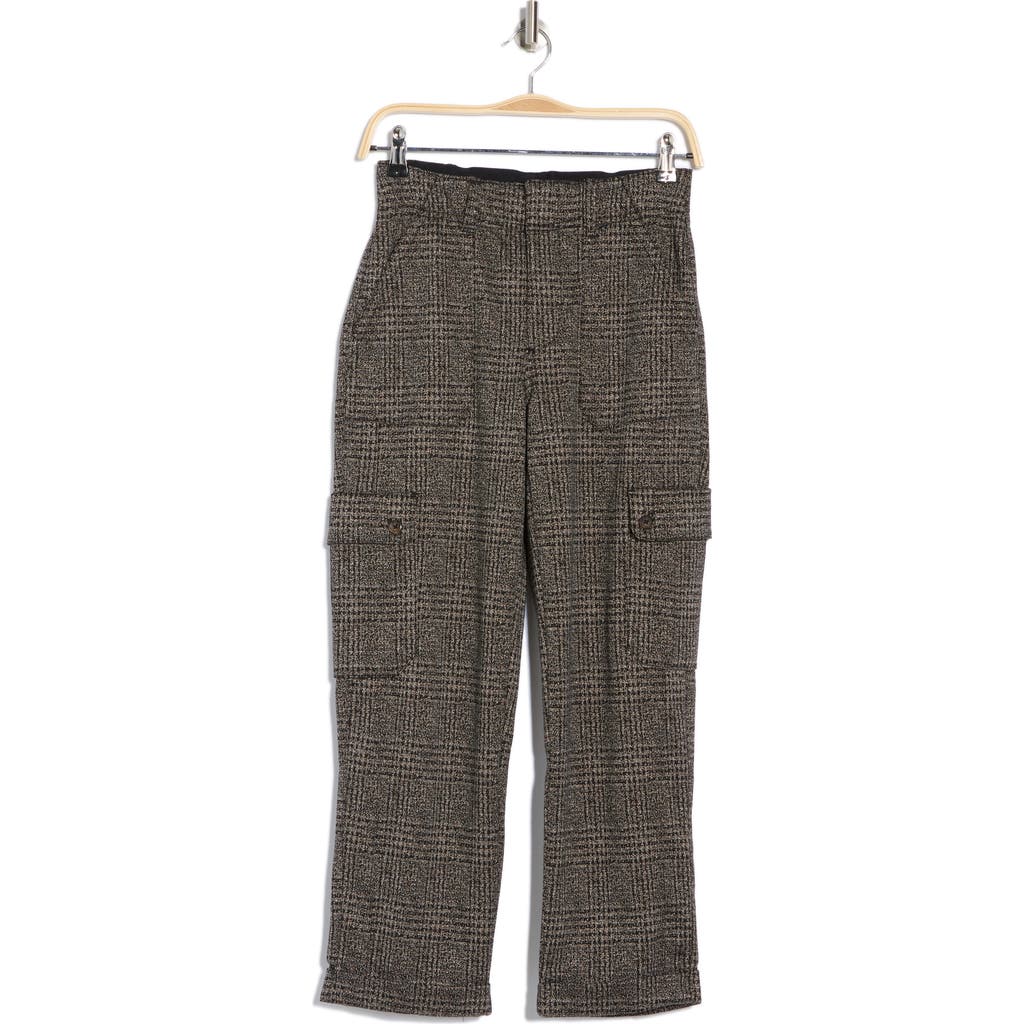 Democracy Ab Technology High Rise Pants In Black Khaki Multi