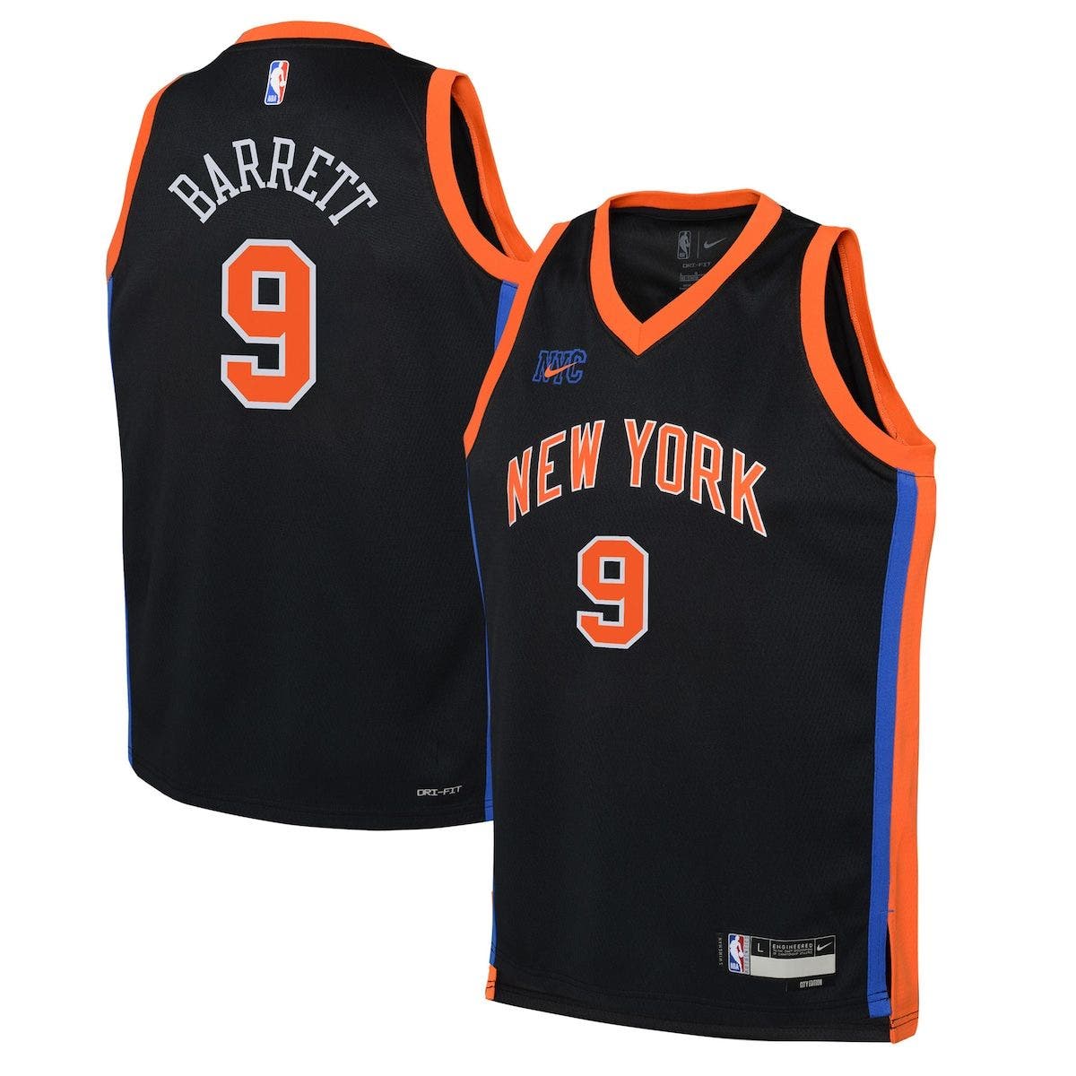 rj barrett jersey city edition