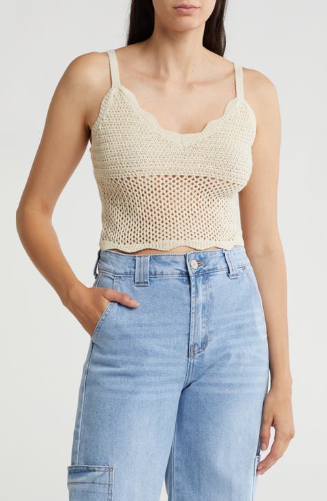 Bora Bora Crop Knit Tank