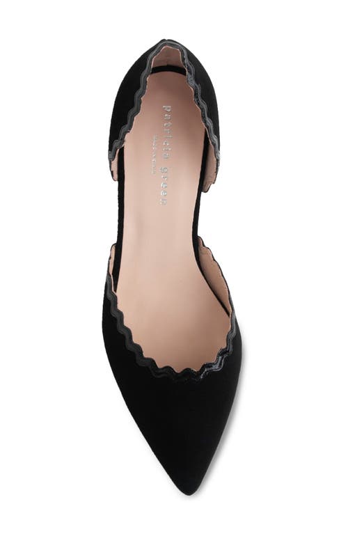 Shop Patricia Green Olivia D'orsay Kitten Heel Pump In Black