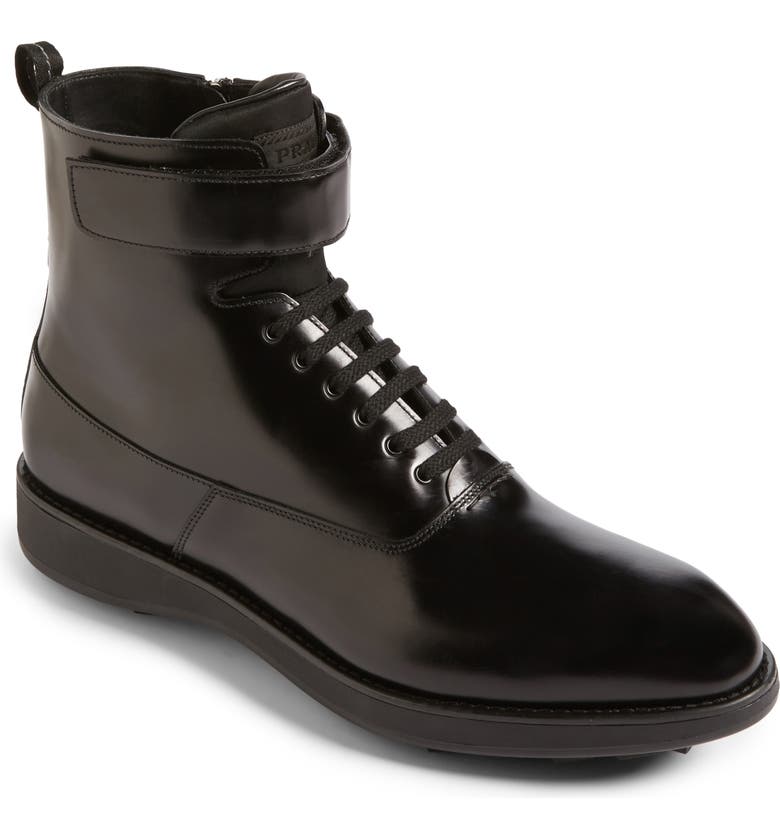 Prada Plain Toe Boot (Men) | Nordstrom