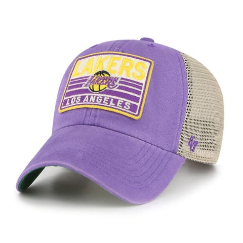 Men's Los Angeles Kings '47 Purple/White Vintage Trucker Snapback Hat