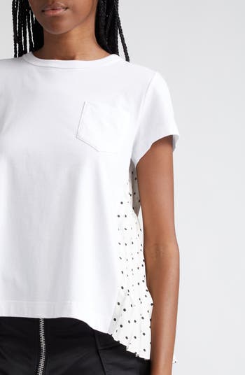 Sacai Polka Dot Flock Print Shirt