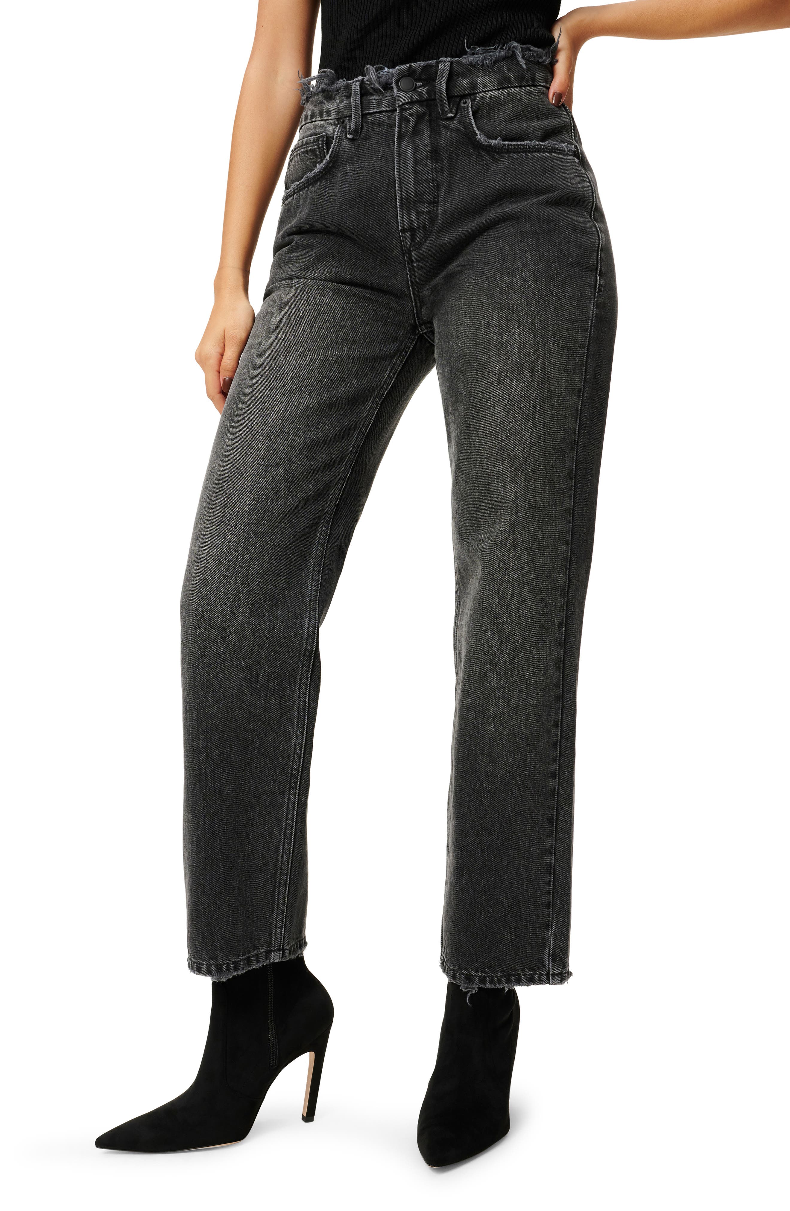 Good American 90s Duster Straight Leg 