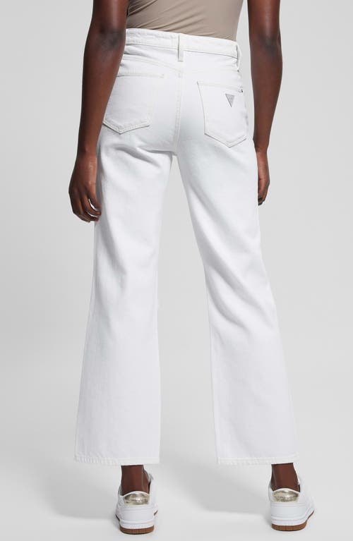 GUESS GUESS '90S DISTRESSED HIGH WAIST FLARE JEANS