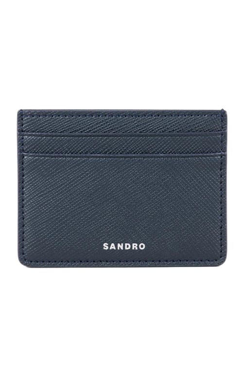 SANDRO SANDRO SYNTHETIC LEATHER CARDHOLDER 