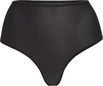 FITS EVERYBODY HIGH-WAISTED THONG, UMBER