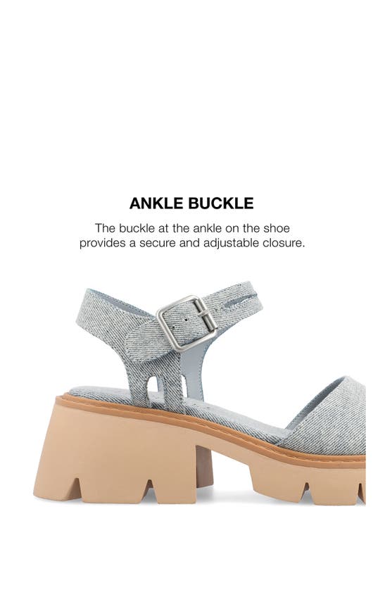 JOURNEE COLLECTION JOURNEE COLLECTION LUG PLATFORM SANDAL