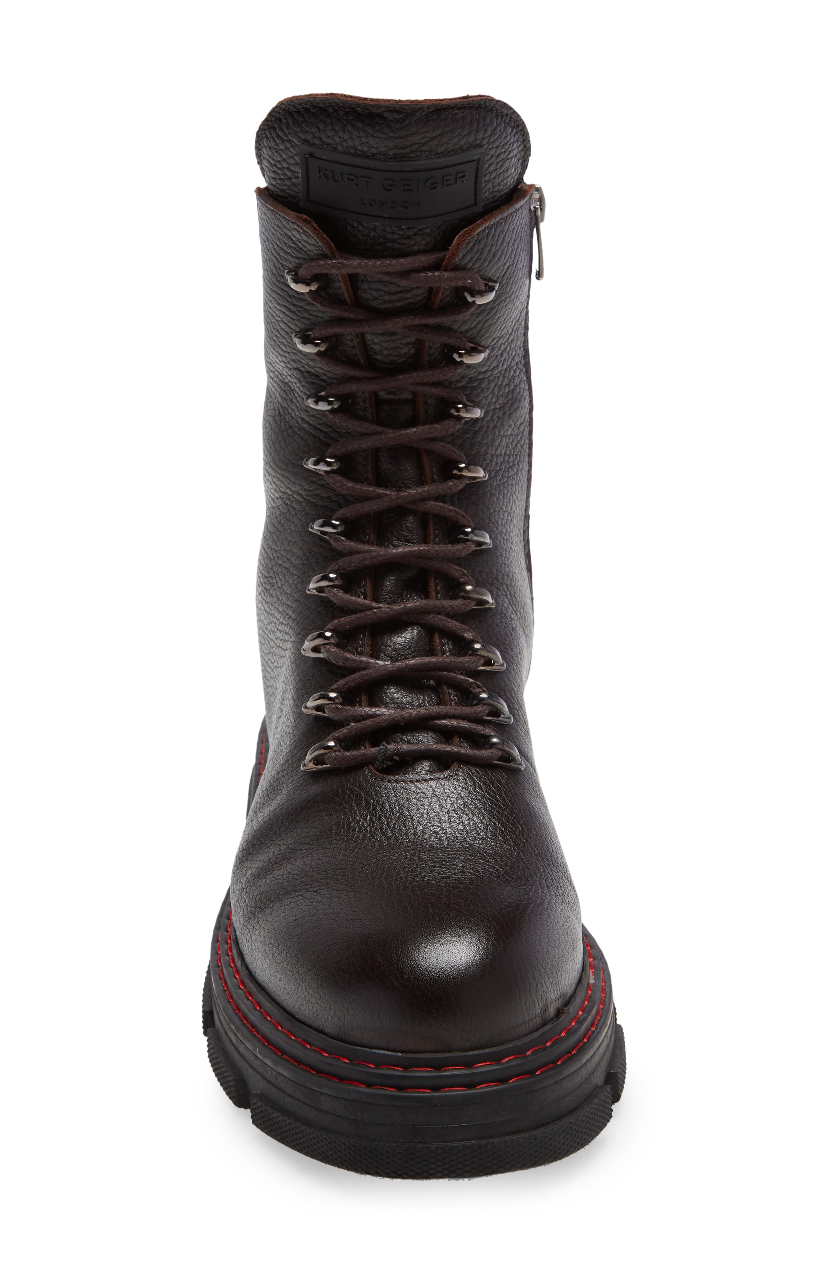 kurt geiger brown leather boots
