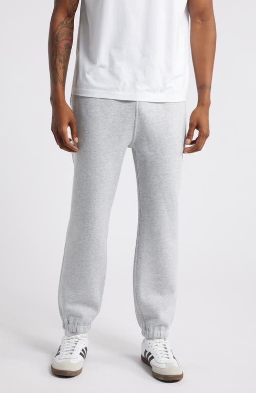 Shop Bp. Fleece Joggers In Grey Soft Heather