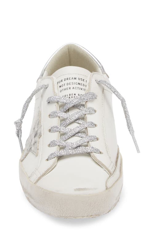 Shop Golden Goose Super-star Low Top Sneaker In White/grey